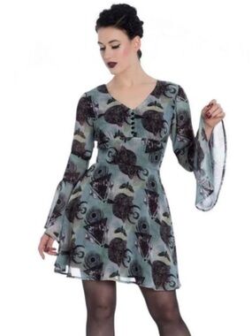 Hell Bunny Alchemy by Spin Doctor After Death Mini Dress